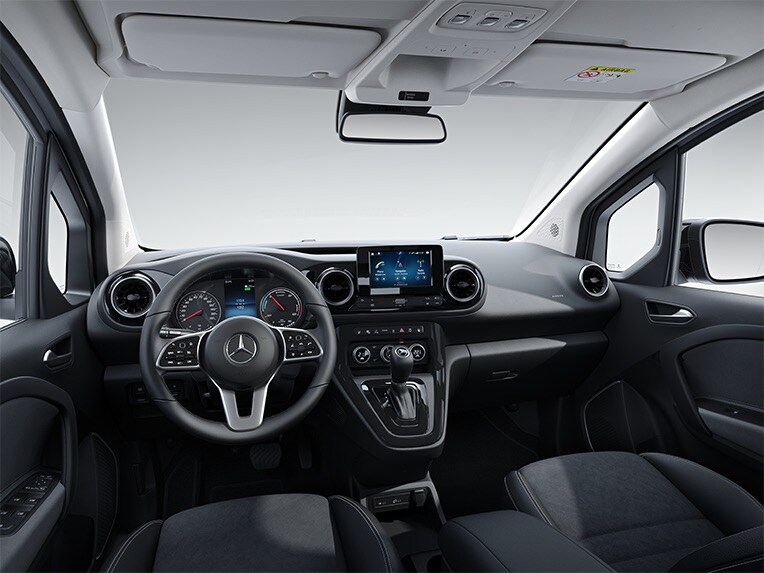 Das Interieur des EQT von Mercedes-Benz.