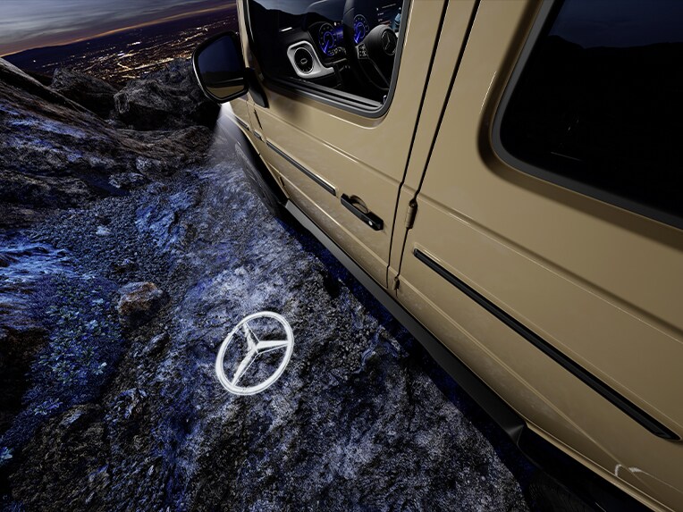 Plus-3-Finanzierung für die vollelektrische G-Klasse von Mercedes-Benz.