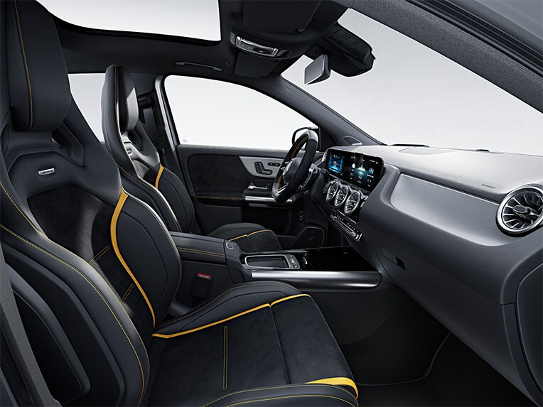 Das AMG Performance Sitz-Paket Advanced im Mercedes-AMG GLA.