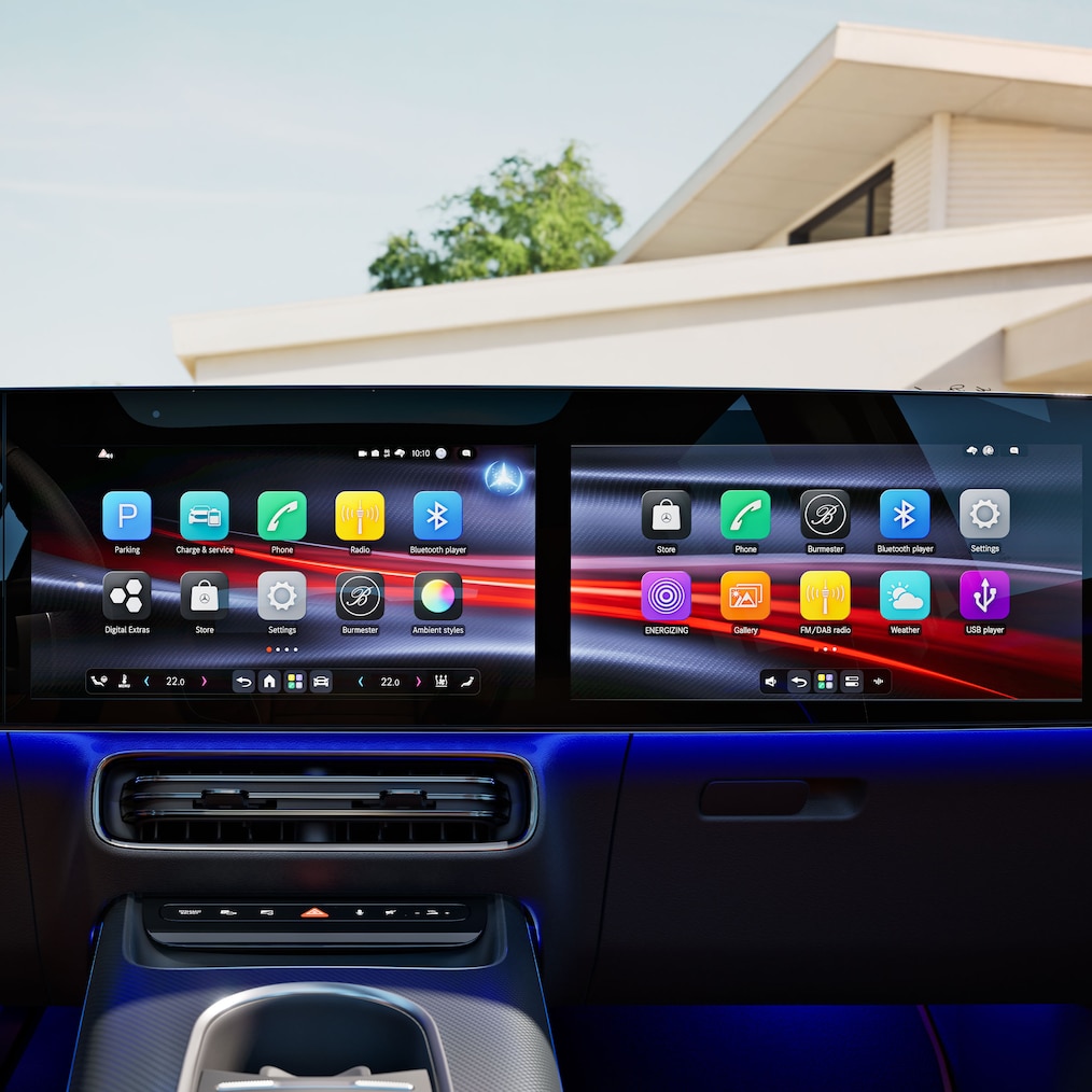 Das MB.OS des brandneuen elektrischen GLB.