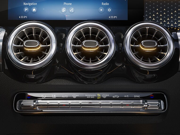 Die Klimatisierungsautomatik THERMOTRONIC im GLB von Mercedes-Benz.