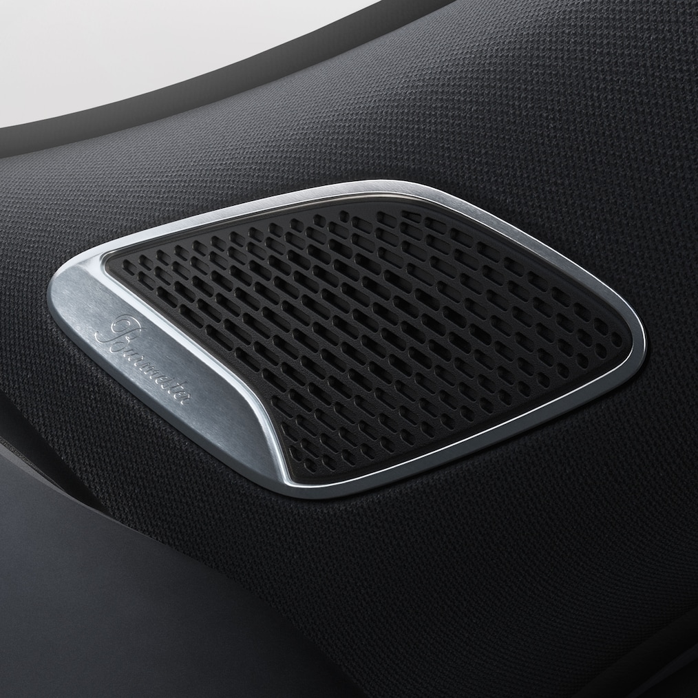 Das Burmester® Surround-Soundsystem im GLB von Mercedes-Benz.