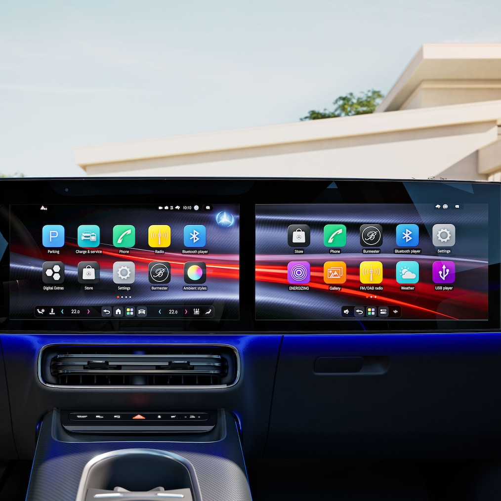 Das Mercedes-Benz Operating System im Mercedes-Benz GLB.