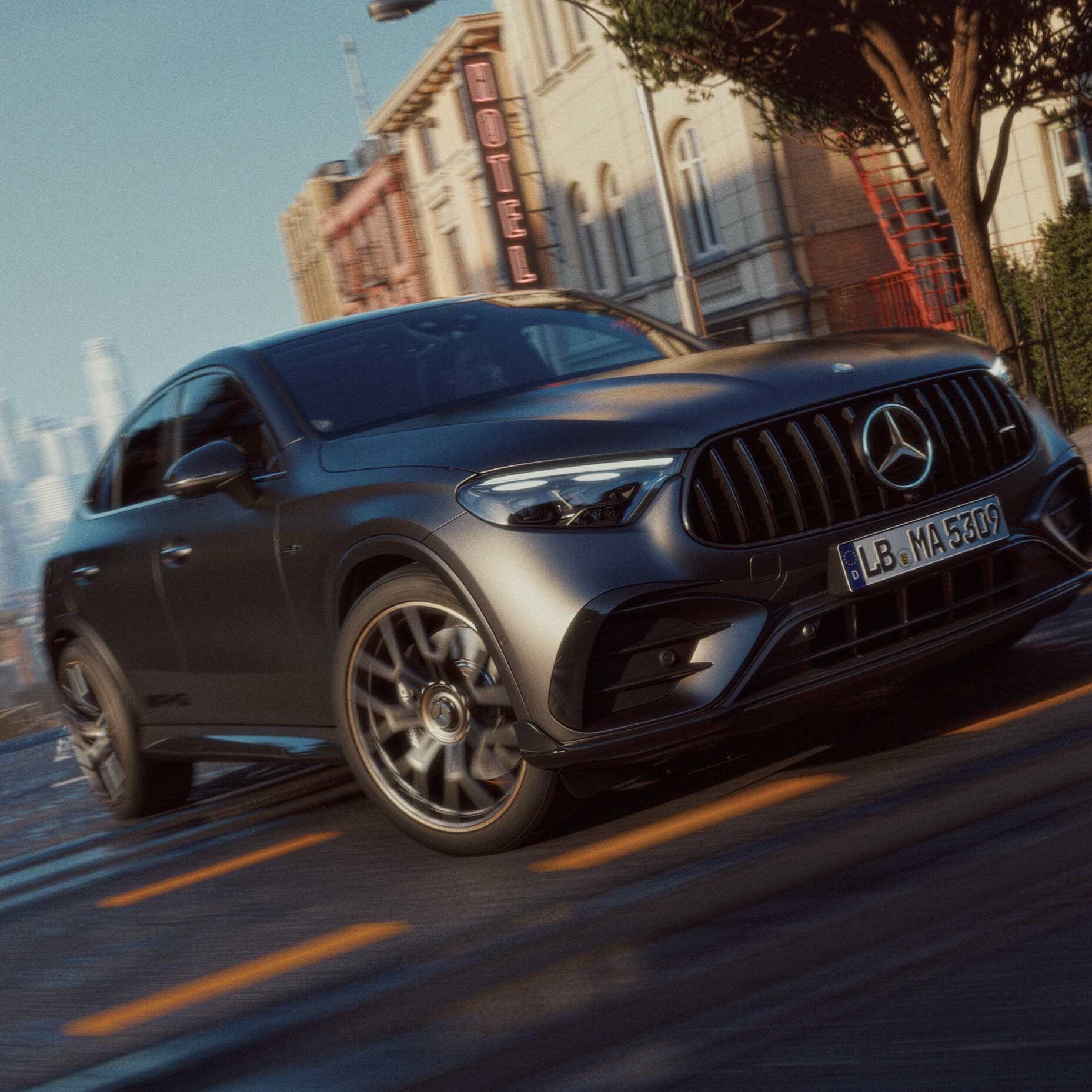 Das neue Mercedes-AMG GLC Coupé.