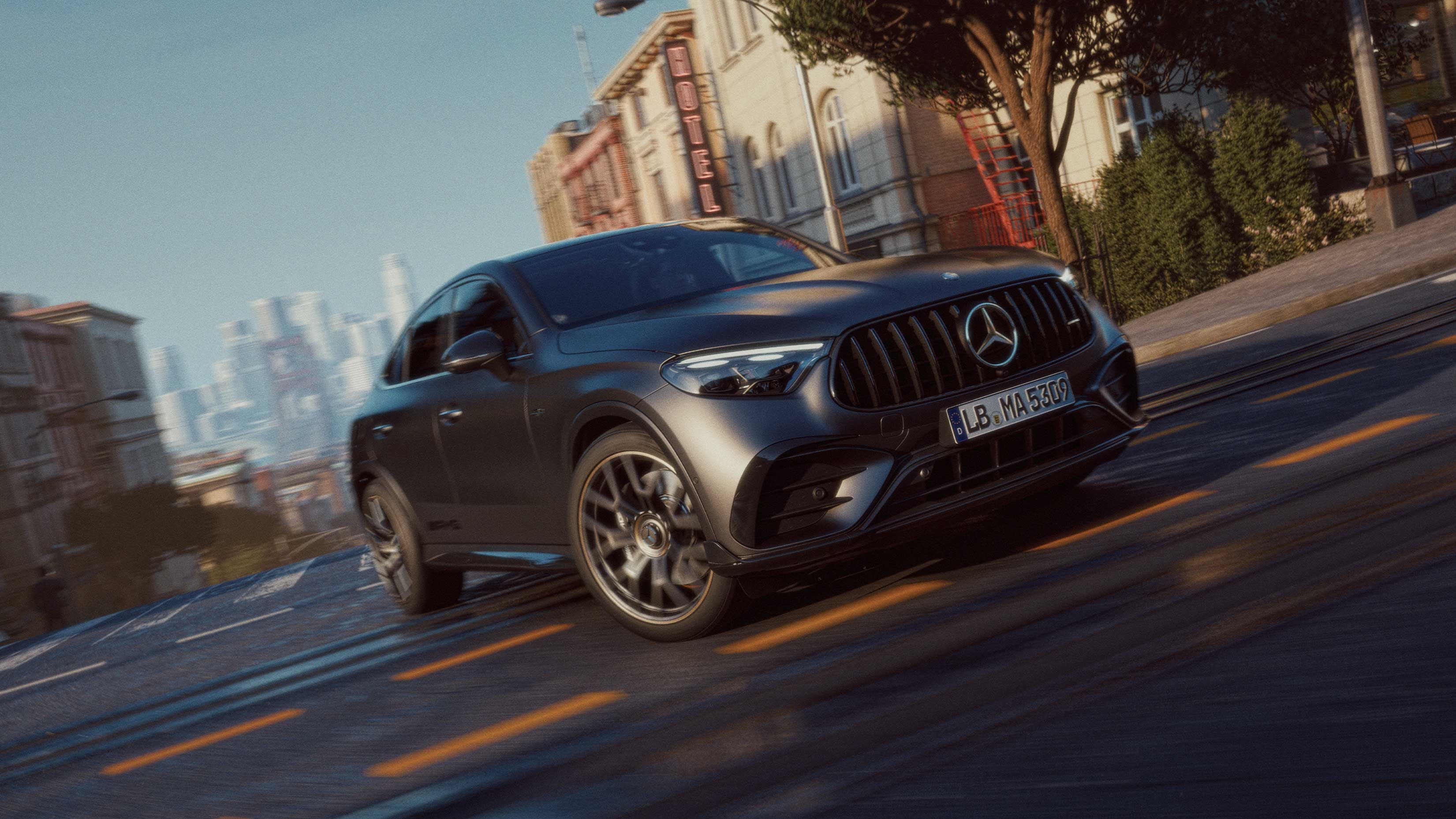 Das neue Mercedes-AMG GLC Coupé.