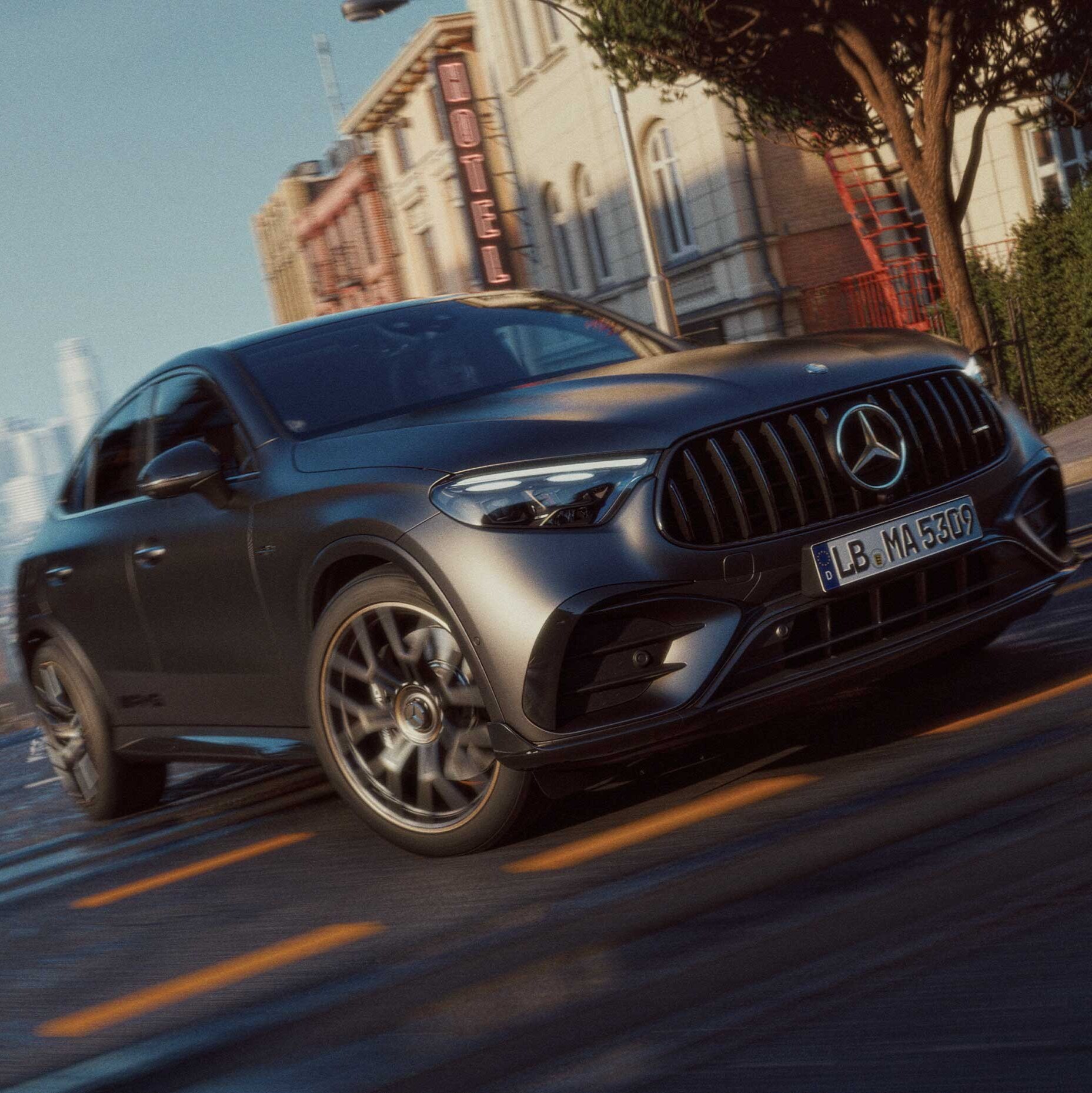 Das neue Mercedes-AMG GLC Coupé.