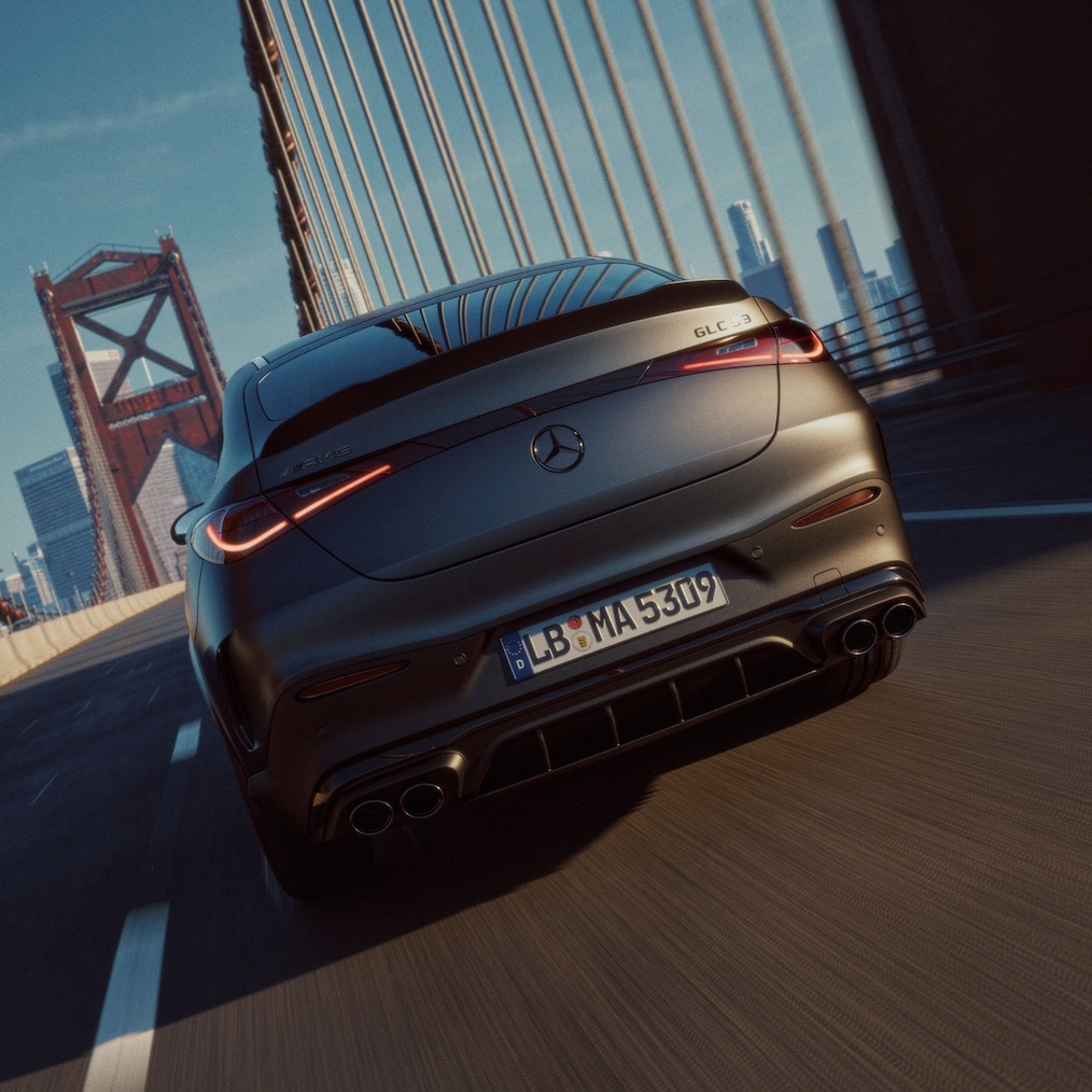 Die Motorisierung des neuen Mercedes-AMG GLC Coupés.