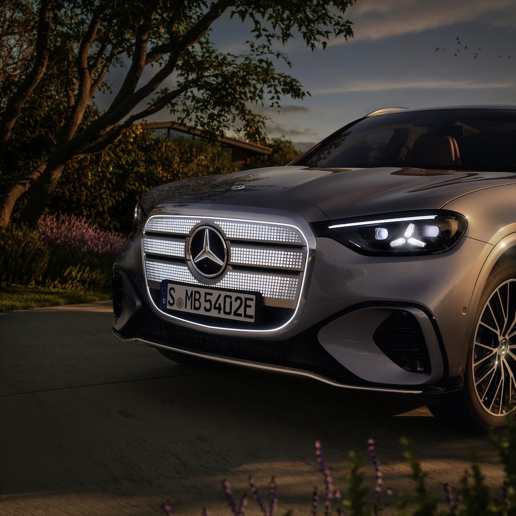 Das Exterieur des neuen GLC mit EQ-Technologie von Mercedes-Benz.