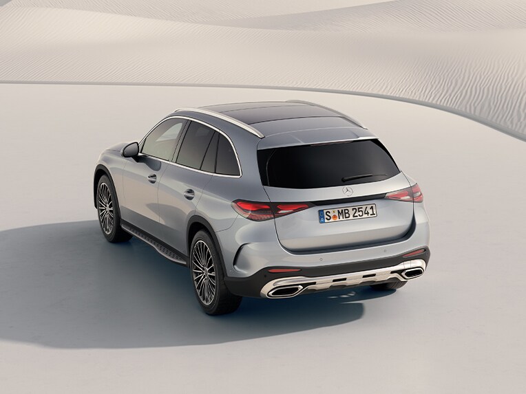 Der GLC in einer Heckansicht.