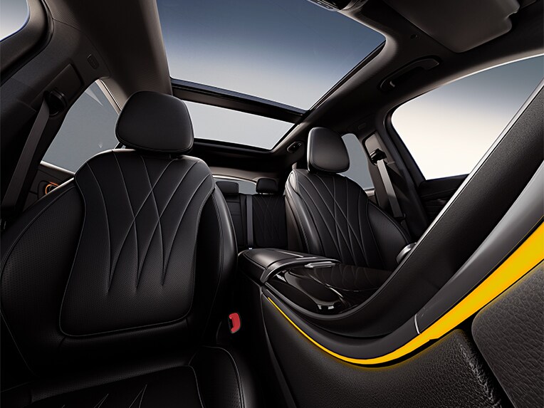Das Interieur des GLC von Mercedes-Benz.