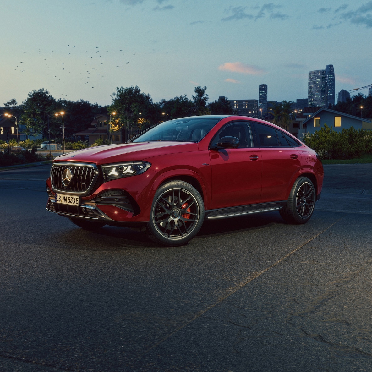 Das sportliche Coupé-Design des Mercedes-AMG GLE Coupés.