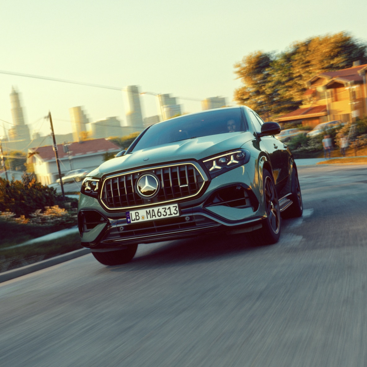 Das neue Frontdesign mit Kühlergrill des Mercedes-AMG GLE 63 S Coupé.