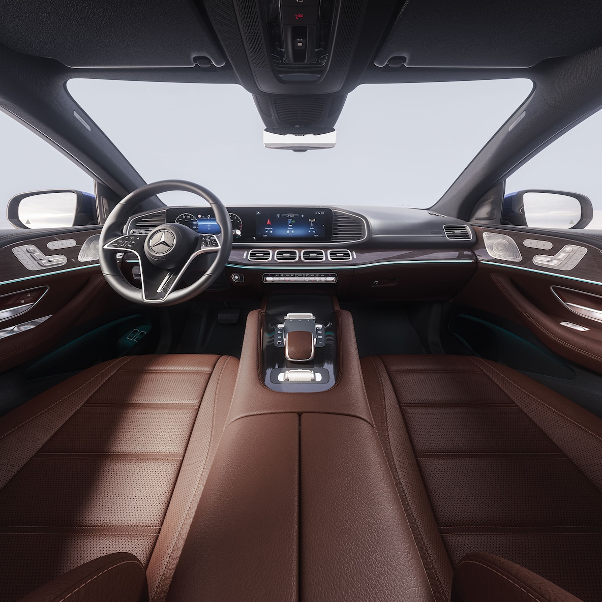 Das Interieur des Mercedes-Benz GLE Coupés.
