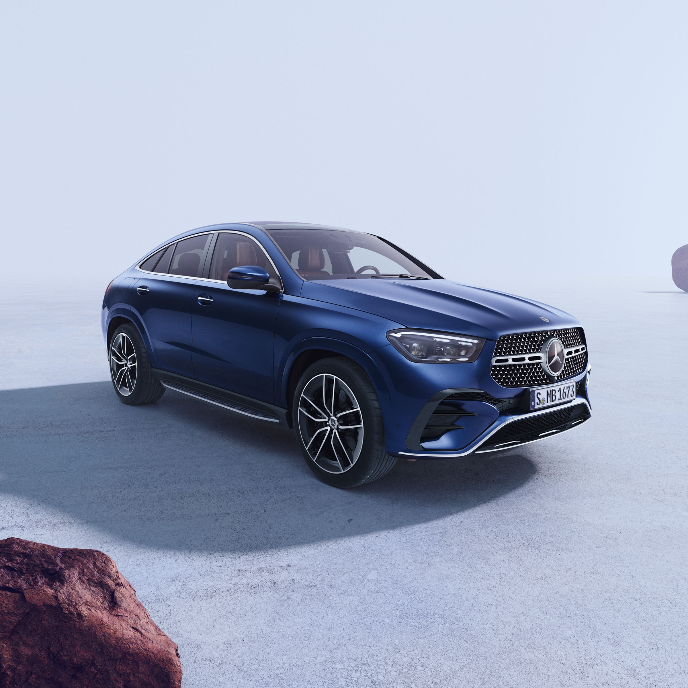 E-ACTIVE BODY CONTROL des Mercedes-Benz GLE Coupés.