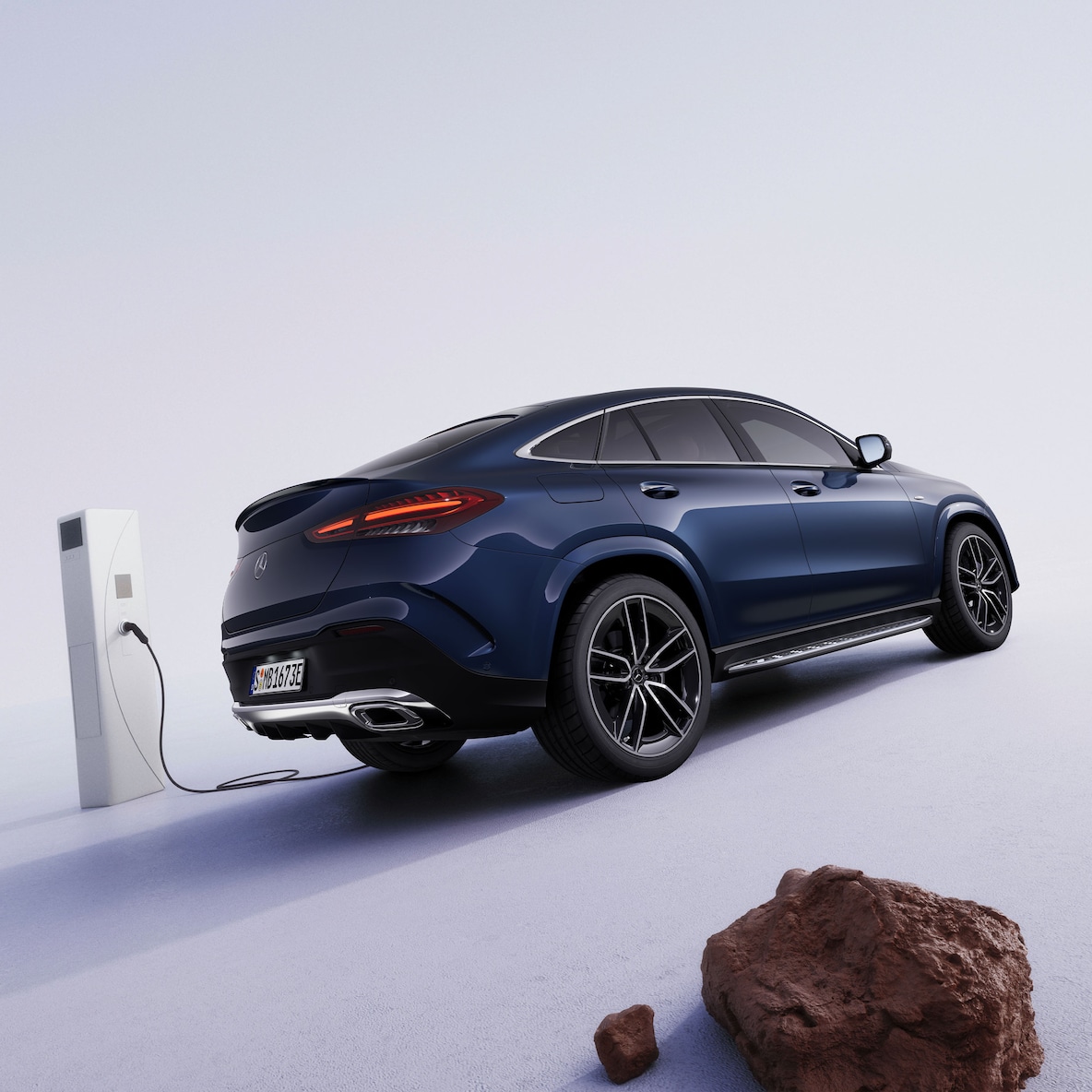 Der GLE 350 de 4MATIC mit EQ-Hybridtechnologie von Mercedes-Benz.