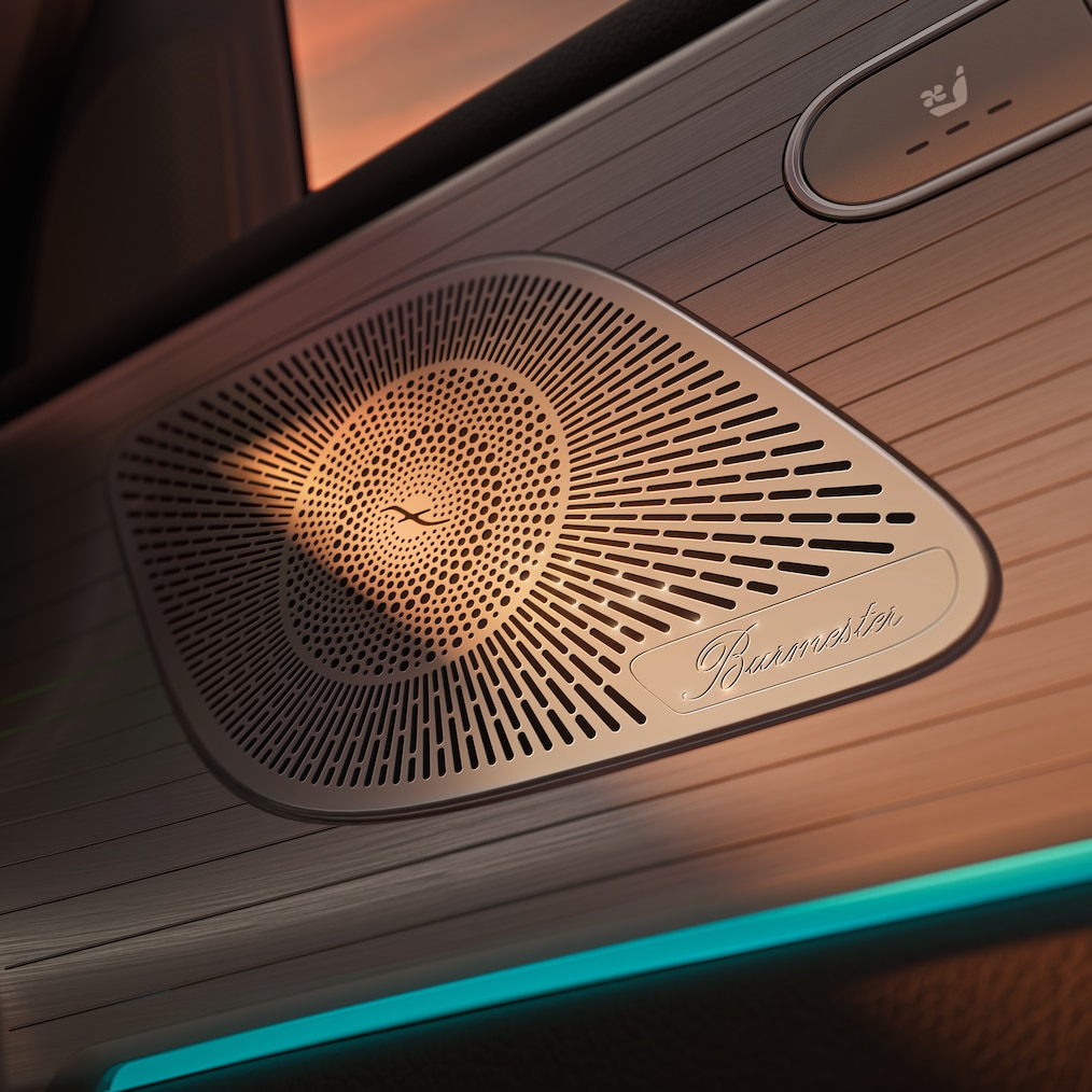 Das optionale Burmester® 3D-Surround-Soundsystem aus dem Mercedes-Benz GLE Coupé.