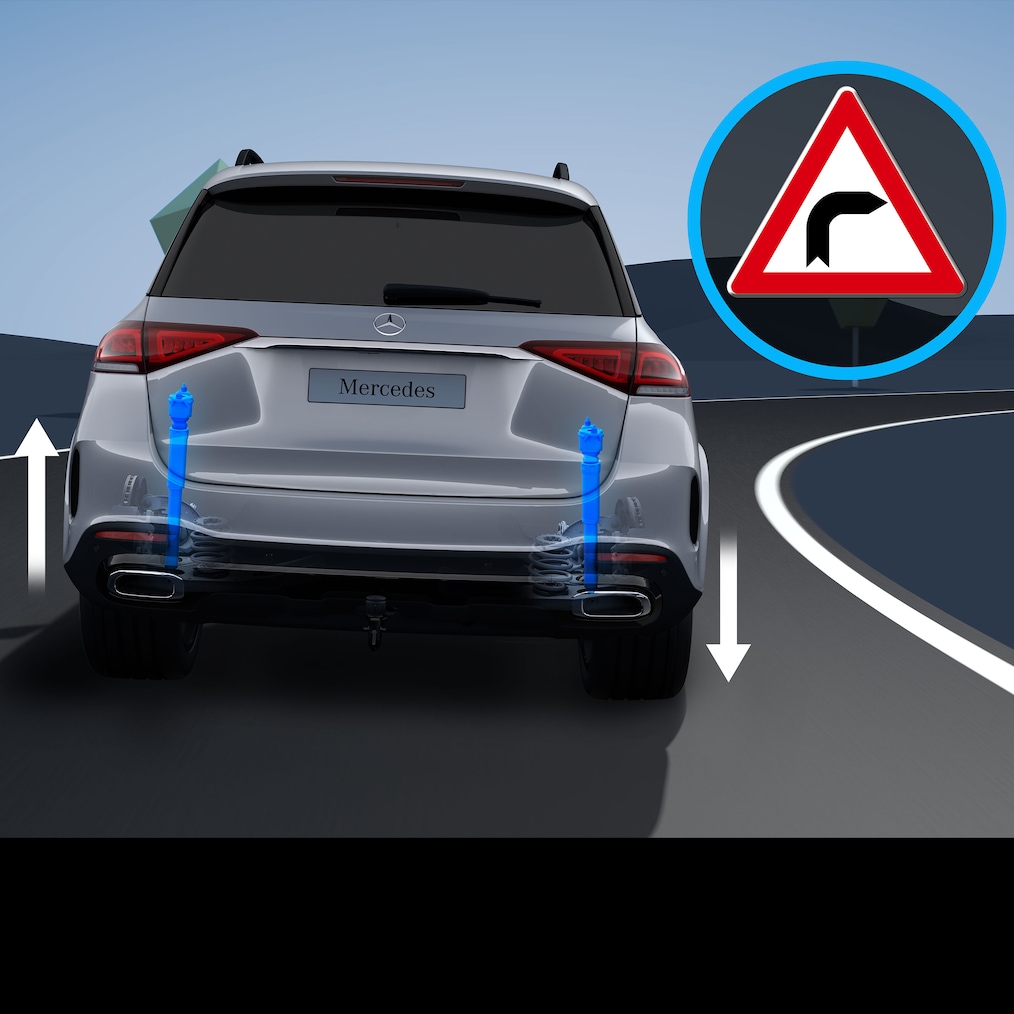 E-ACTIVE BODY CONTROL des Mercedes-Benz GLE.