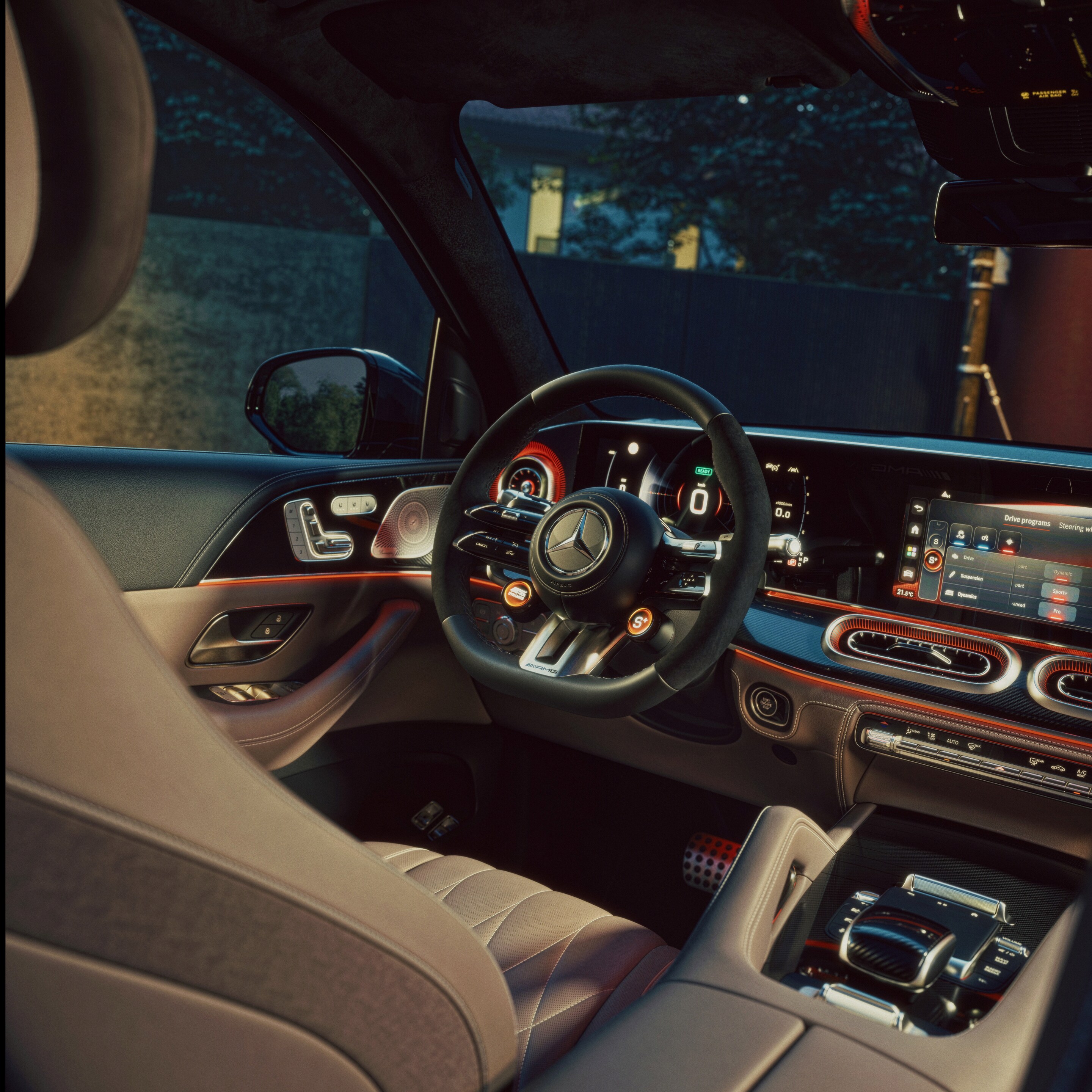 Das Interieur des neuen Mercedes-AMG GLE.