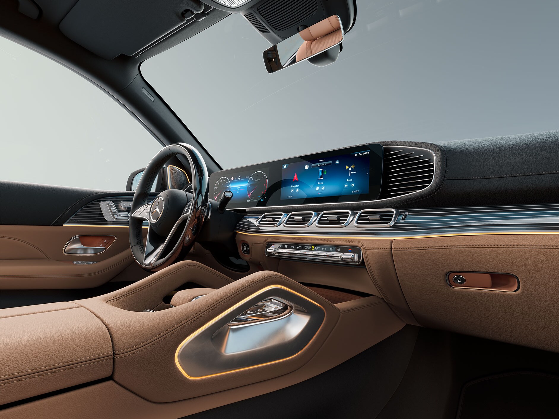 Der Mercedes-Benz GLS mit Service-Leasing.