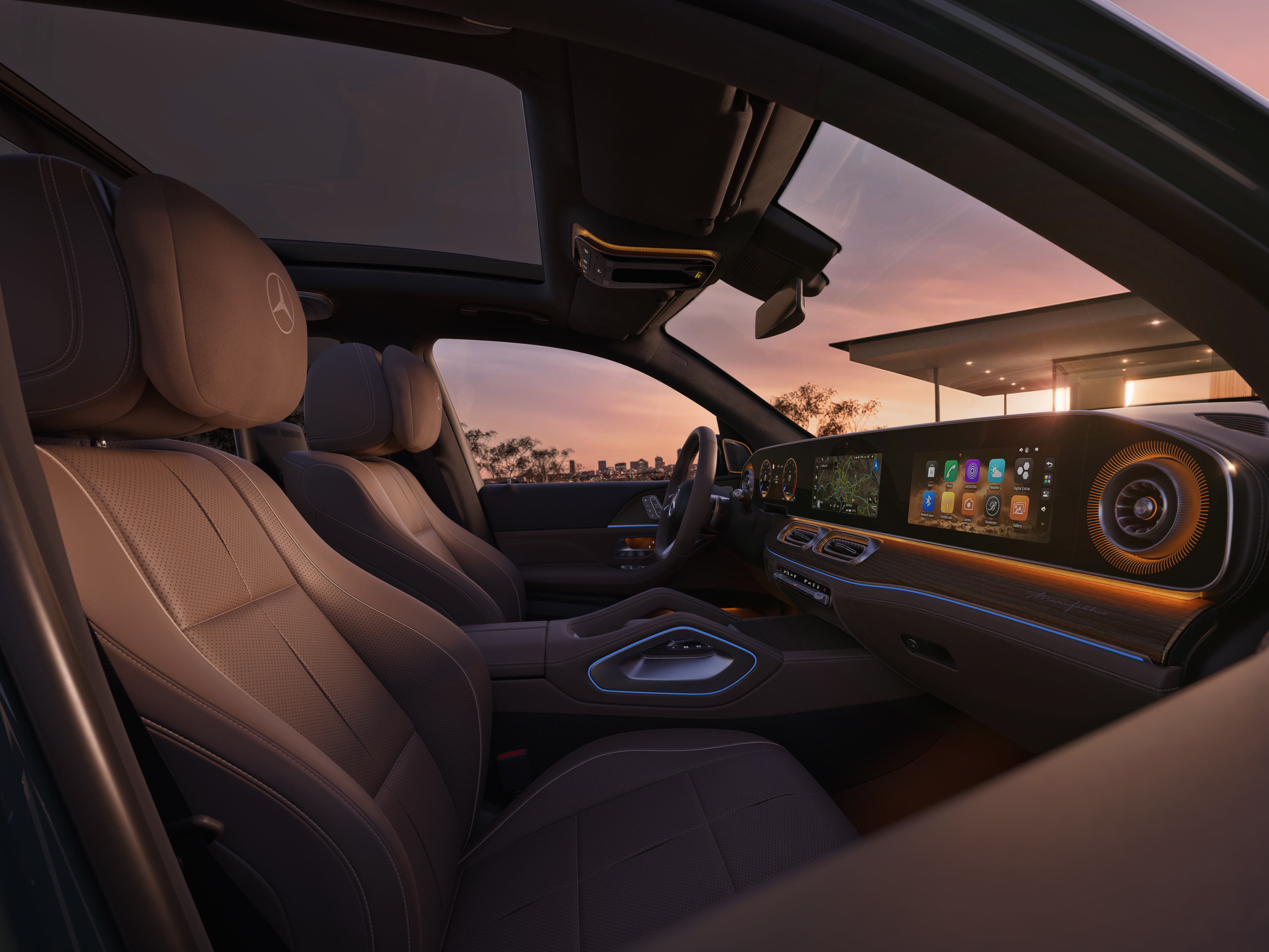 Interieur | Der neue GLS | Mercedes-Benz Das Interieur des neuen GLS von Mercedes-Benz.