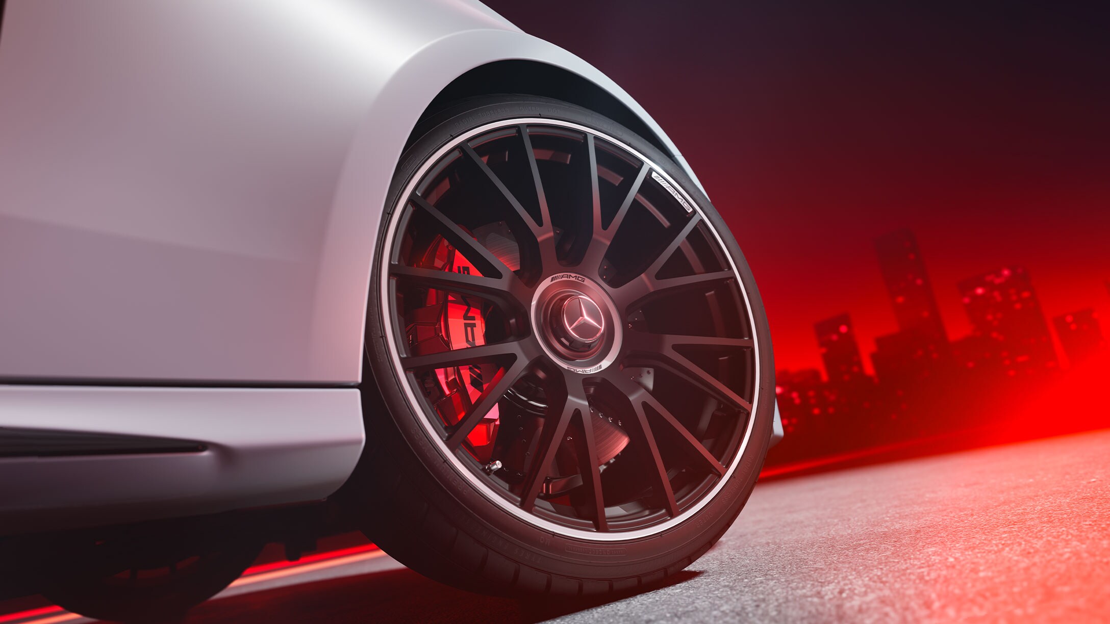 Der sportliche Auftritt von Mercedes-AMG.