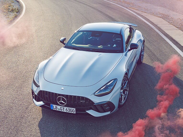 Illustration der Leistung von Mercedes-AMG.