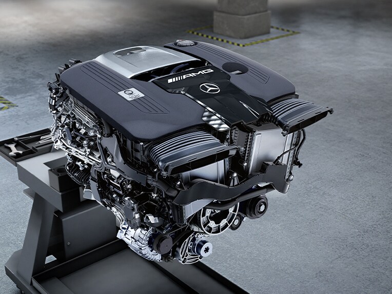 Illustration des Mercedes-AMG Drehmoments.