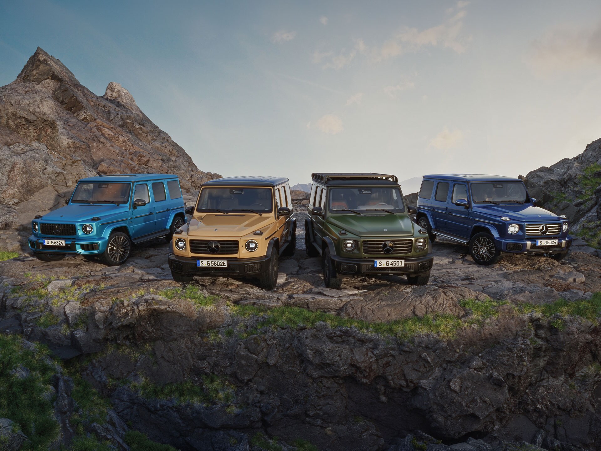 Die Mercedes-Benz G-Klasse.