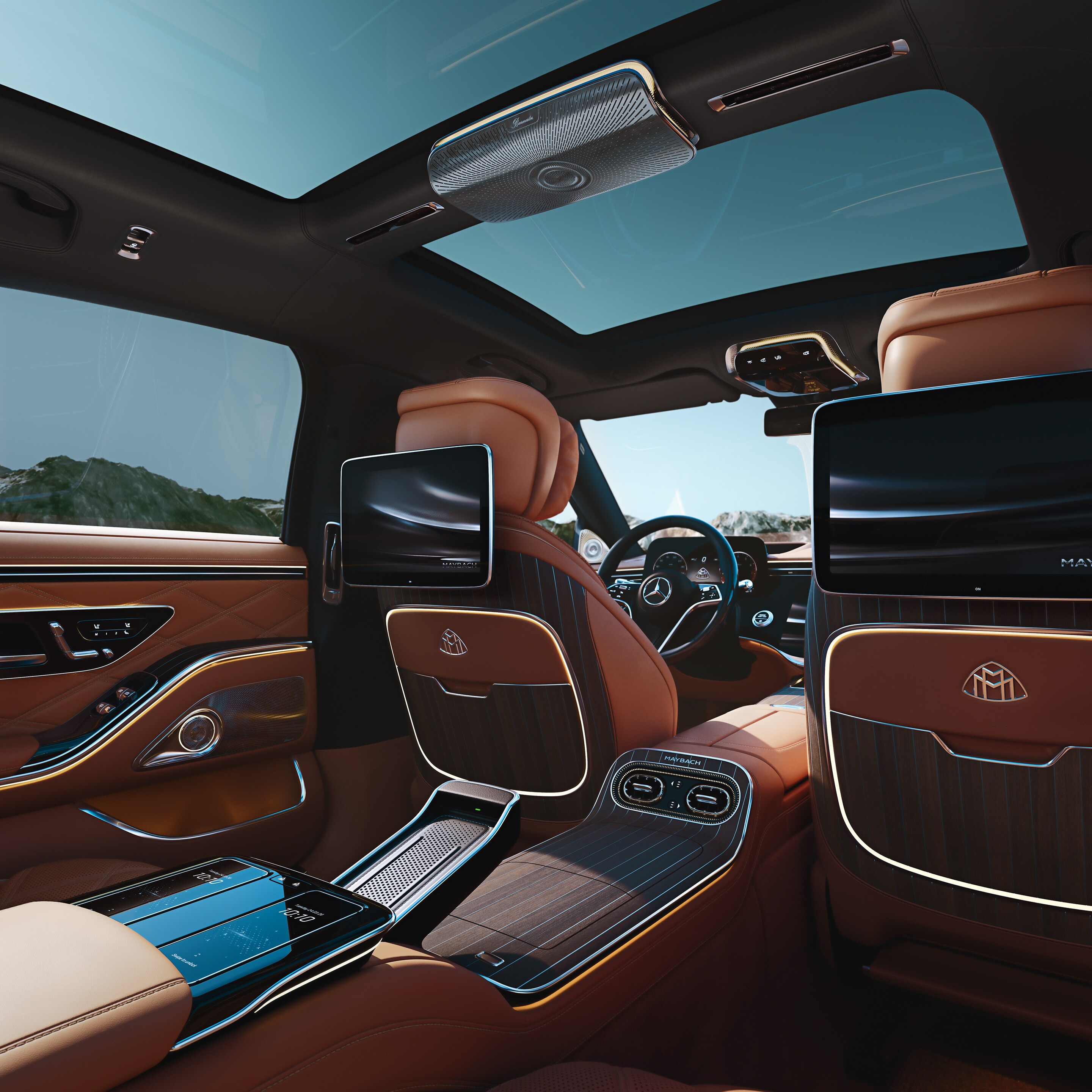 Das Interieur der Mercedes-Maybach S-Klasse.