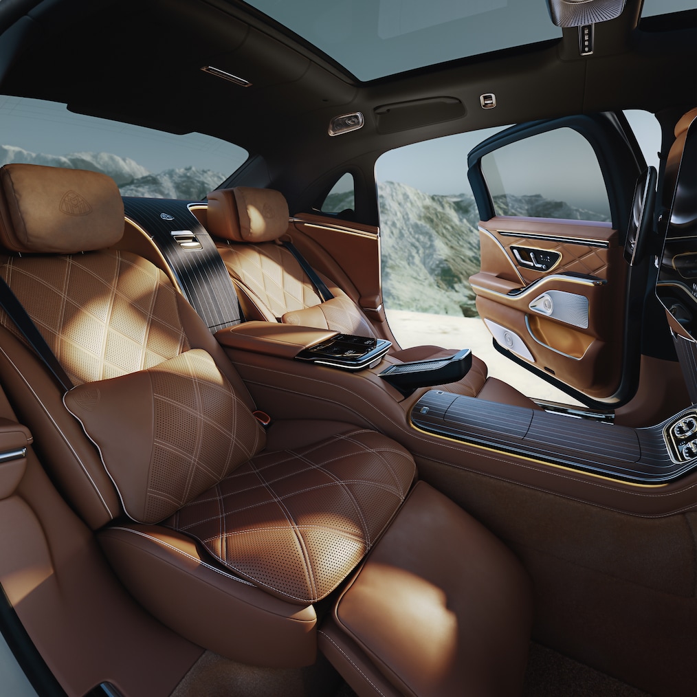 Der First-Class Fond in der neuen Mercedes-Maybach S-Klasse.