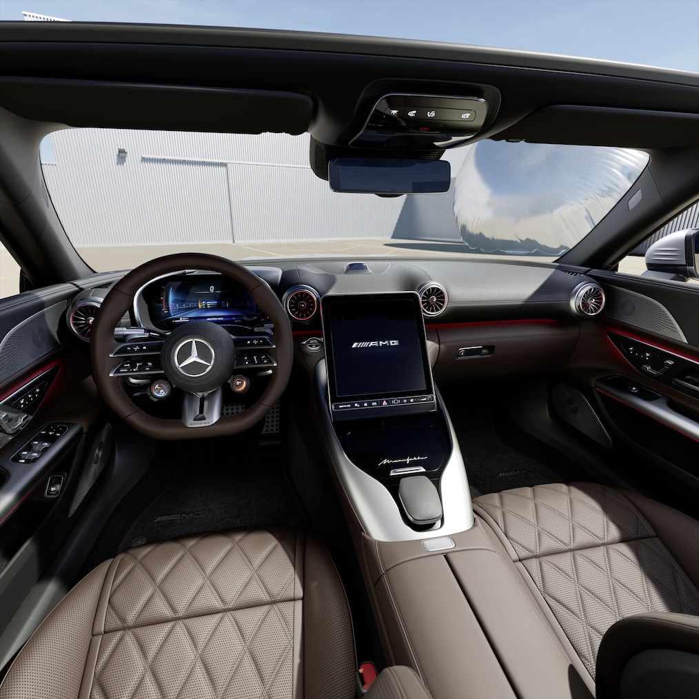 MANUFAKTUR Optionsangebot des SL Roadsters von Mercedes-AMG.