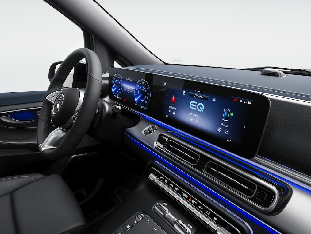 Beim Widescreen Cockpit verschmelzen Instrumentenanzeige und Media-Display zu einer visuellen Einheit.