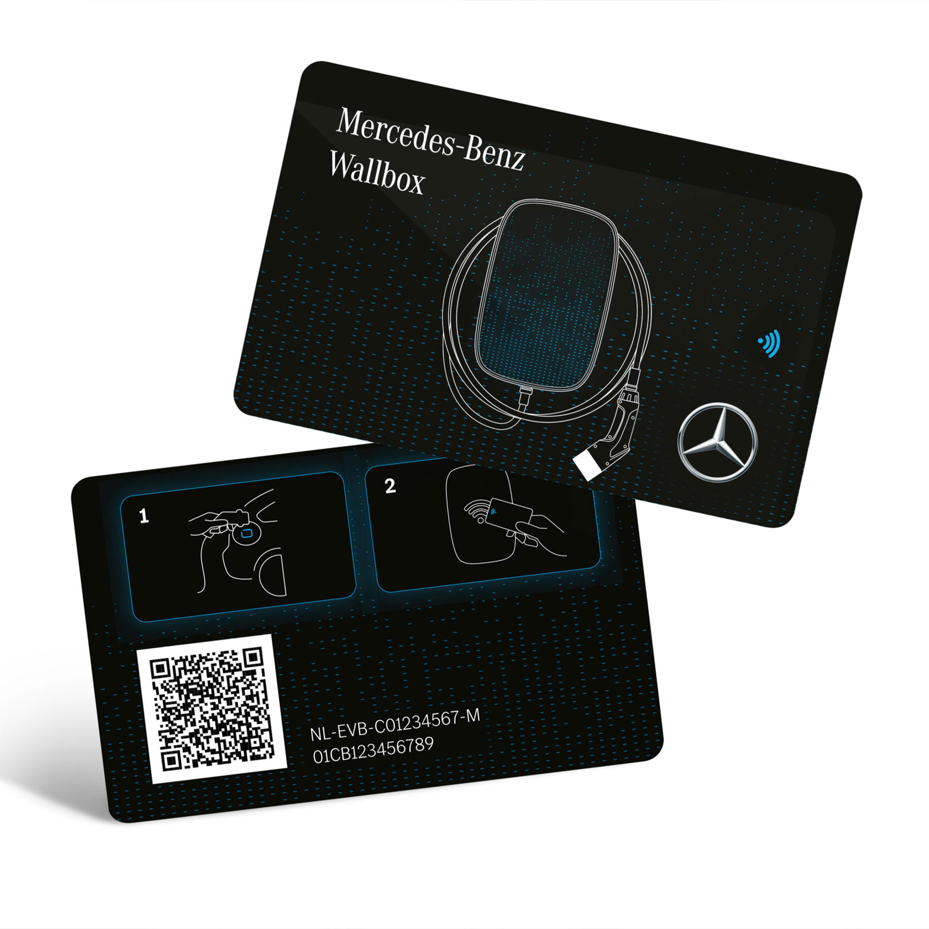 RFID | Laden | Mercedes-Benz Die Mercedes-Benz RFID-Karte mit der dazugehörigen Verpackung.