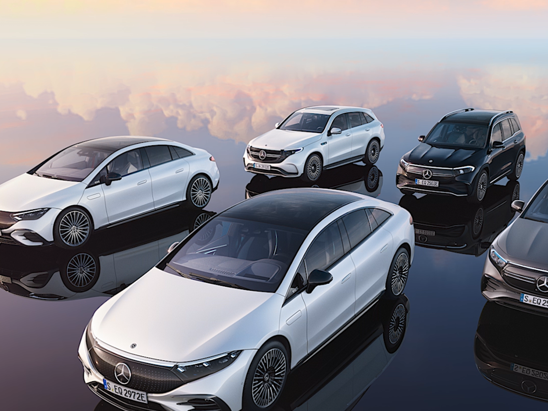 Die EQ-Modelle in seitlicher Frontansicht