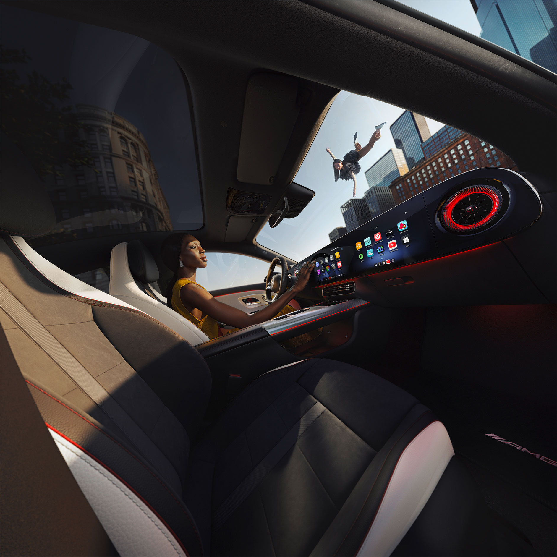Bequem Over-the-Air | Software-Updates Over-the-Air (OTA) | Mercedes-Benz Interieur eines Mercedes-Benz.
