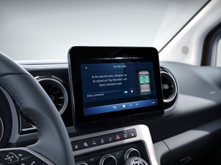 Die erweiterten Funktionen MBUX im Mercedes-Benz Citan Kastenwagen.