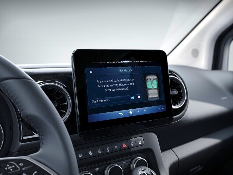 Dir erweiterten Funktionen MBUX im Mercedes-Benz Citan Tourer.