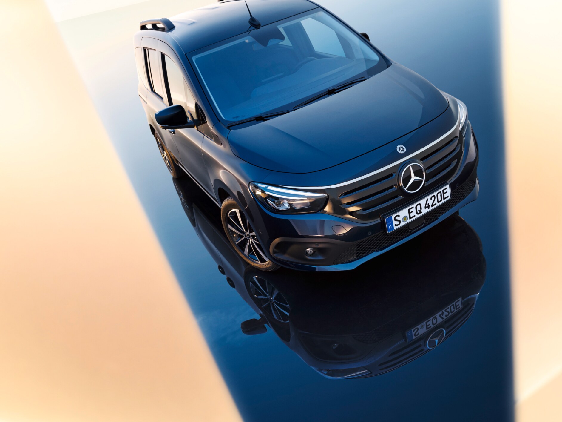 Das Exterieur des Mercedes-Benz EQT.