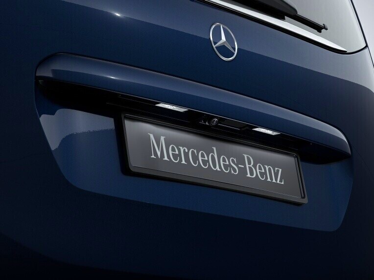 Die Rückfahrkamera im Heck des Mercedes-Benz Citan Kastenwagens.