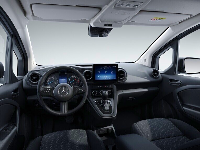 Der Mercedes-Benz eCitan Kastenwagen in der Ausstattungslinie PRO.