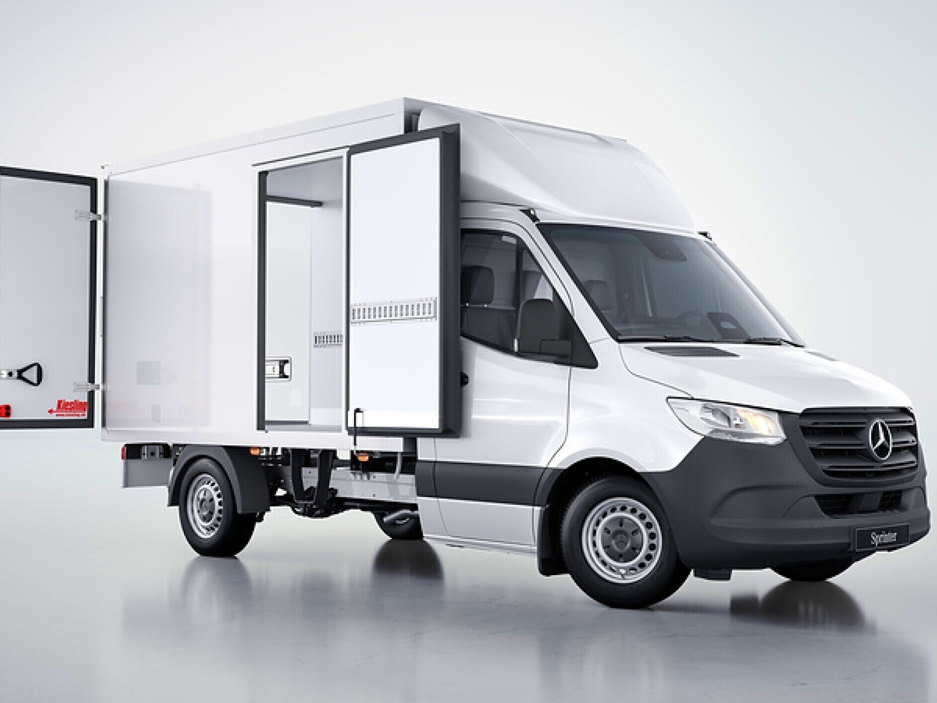 Das Mercedes-Benz Sprinter Fahrgestell mit einer Branchenlösung von VanSolution.