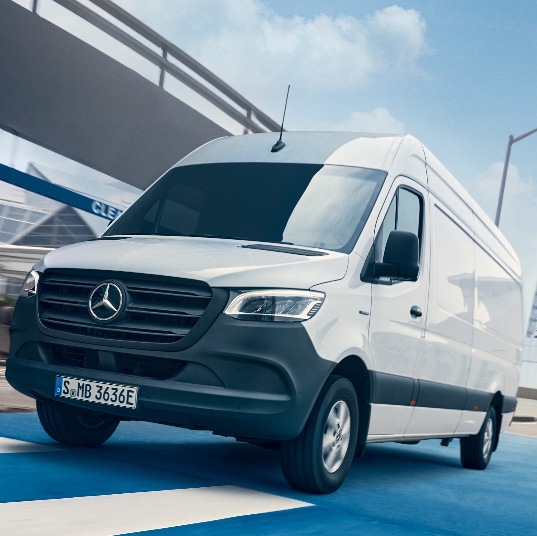 Der Mercedes-Benz eSprinter Kastenwagen.