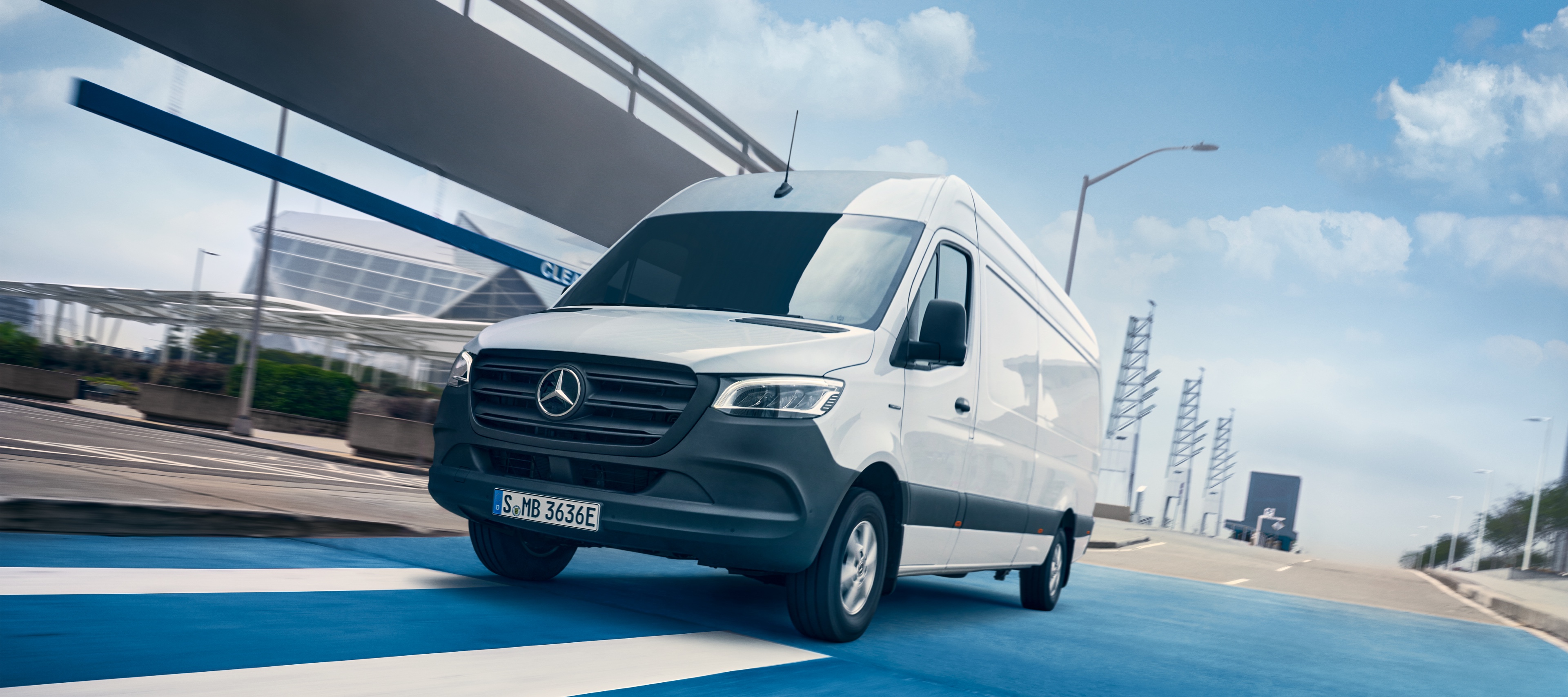 Alternative Antriebe | Sprinter Kastenwagen | Mercedes-Benz Der Mercedes-Benz eSprinter Kastenwagen.