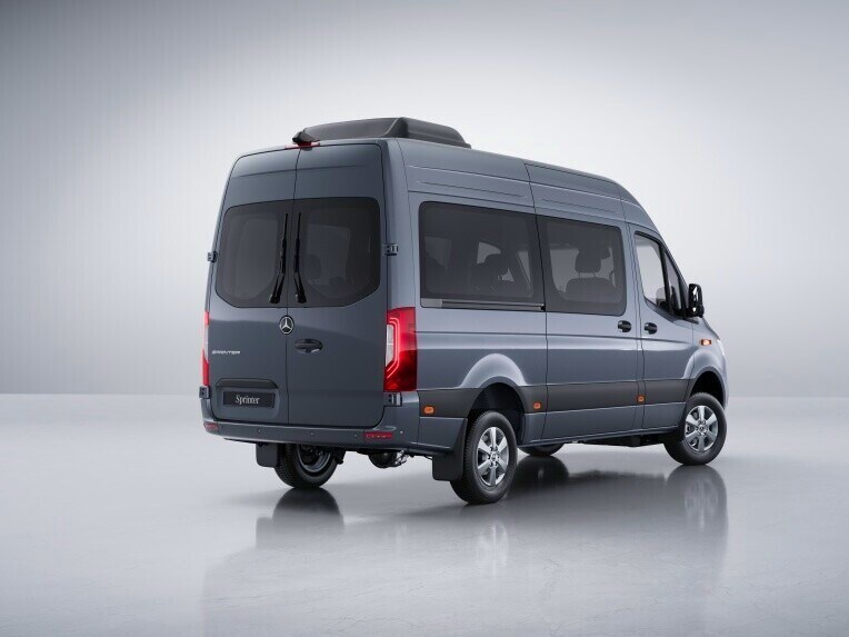 Der Mercedes-Benz Sprinter Tourer mit Allradantrieb 4x4 mit Torque-on-Demand.