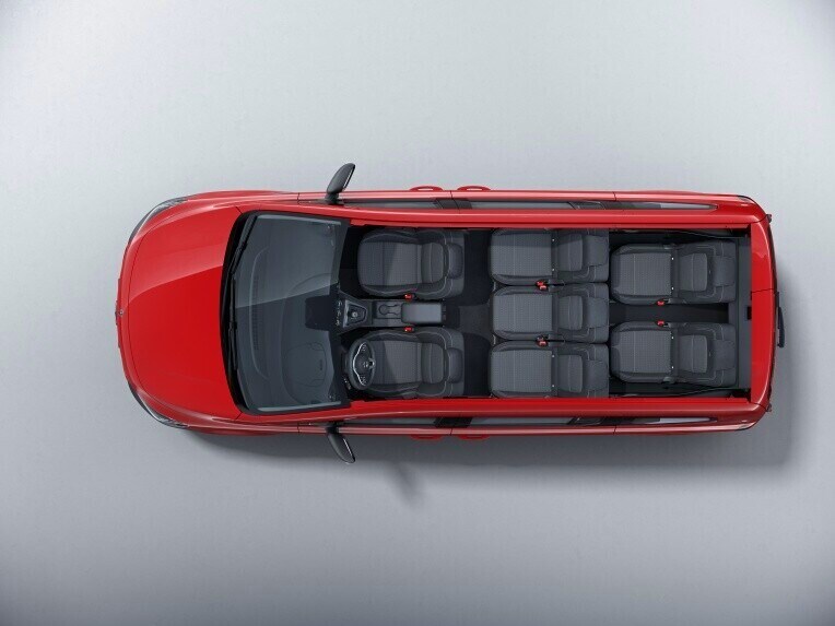 Der Fahrgastraum des Mercedes-Benz Citan Tourer.