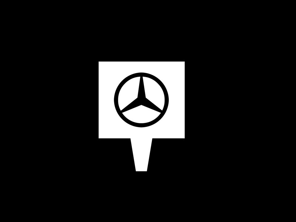 Grafik für Schritt 4. Fordern Sie ein unverbindliches Angebot an. Ein weißes Schild auf schwarzem Grund.