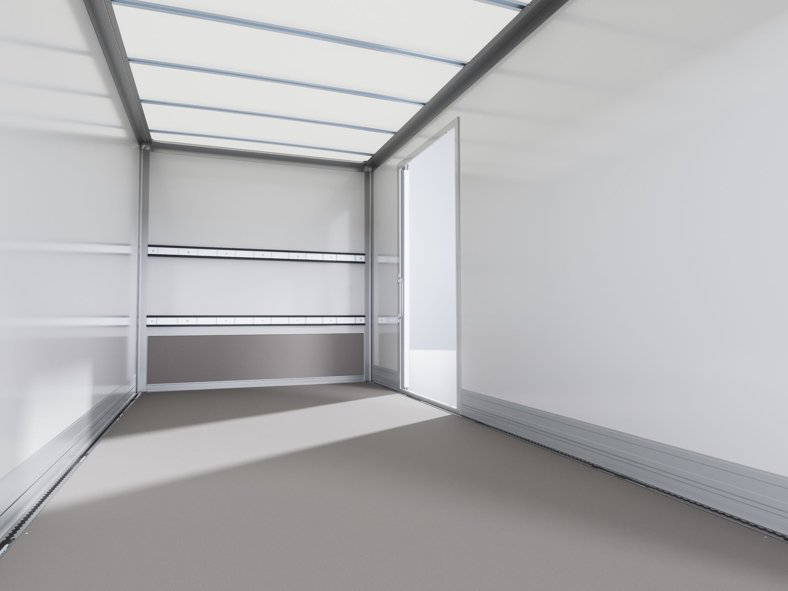 The Sprinter with dry-freight body.