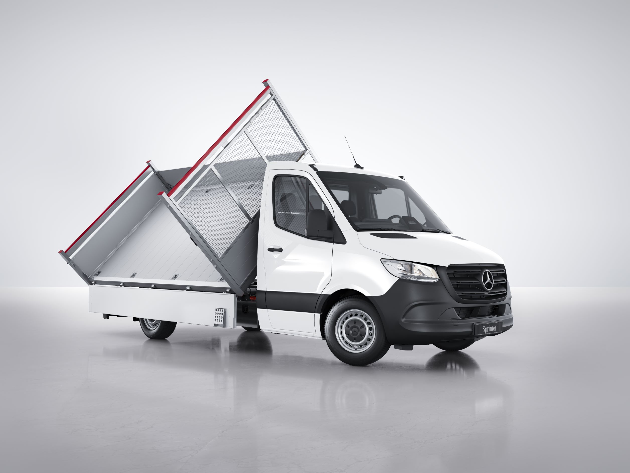Sprinter mit Dreiseitenkipper von Dautel I Mercedes-Benz The Sprinter with three-way tipper.