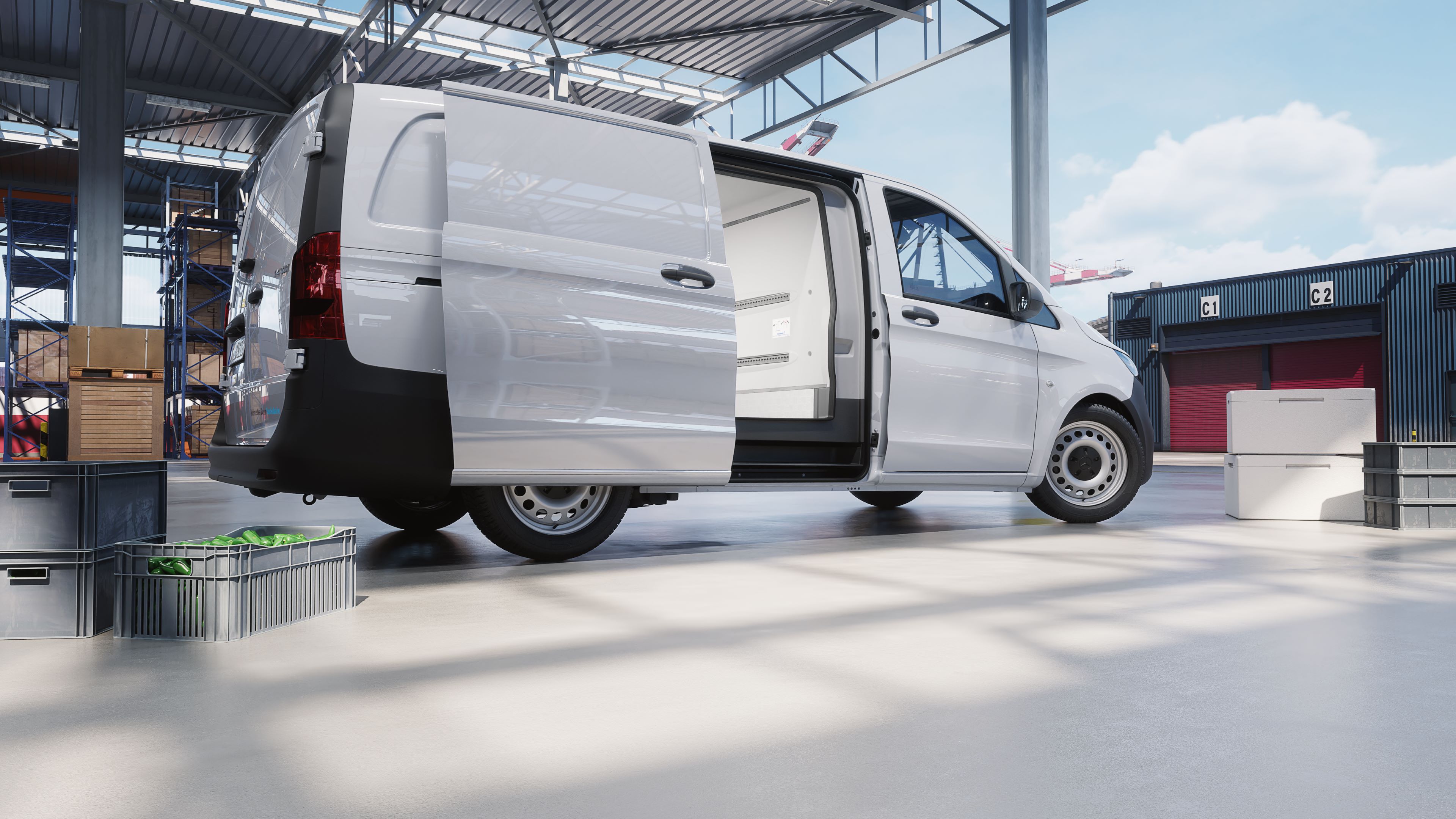 Vito mit isothermem und gekühltem Integralcontainer von Kerstner I Mercedes-Benz Der Vito mit isothermem und gekühltem Integralcontainer von Kerstner.