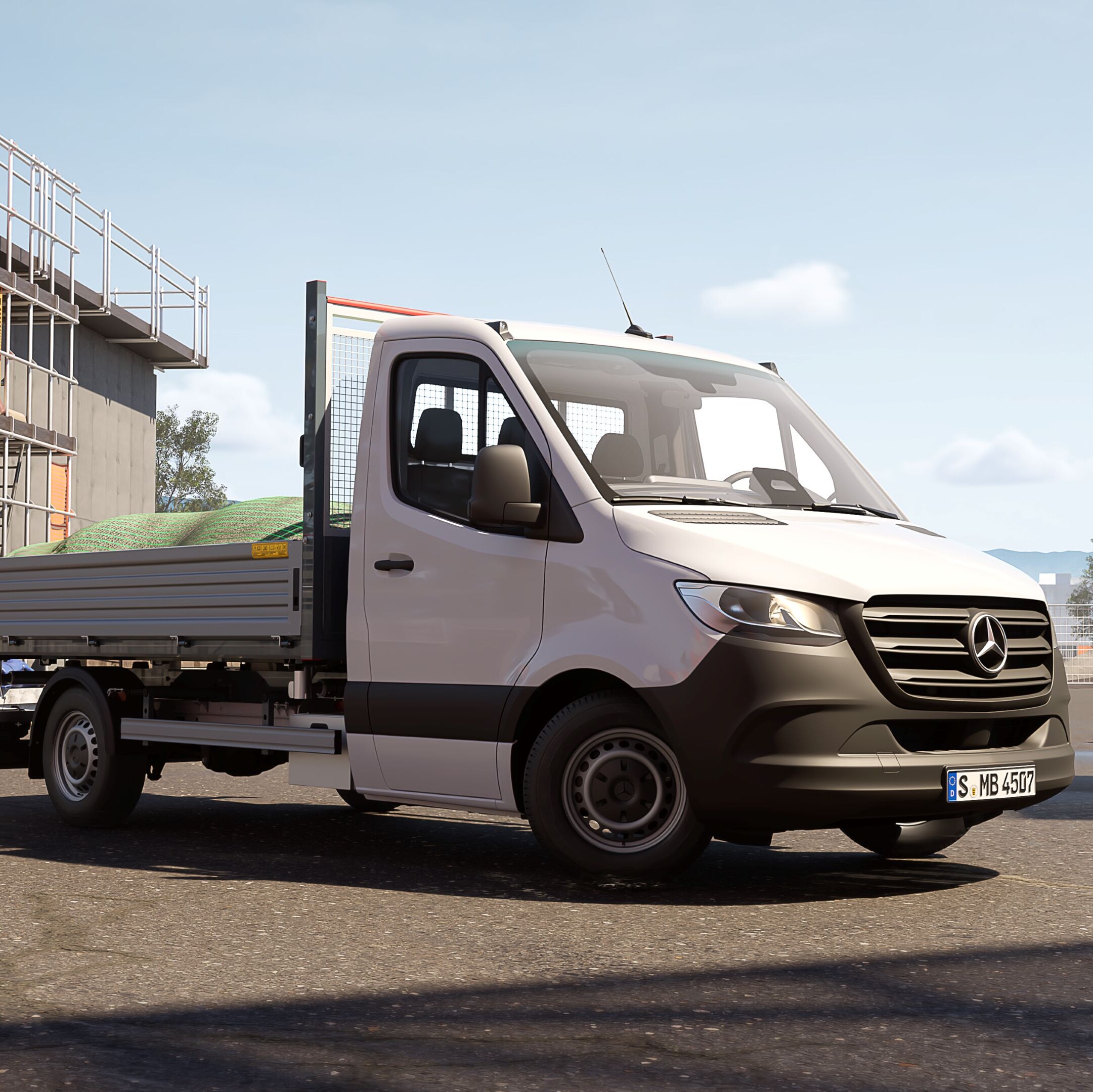 Der Sprinter mit Dreiseitenkipper.